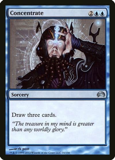 Concentrate Planechase 2012 Magic card