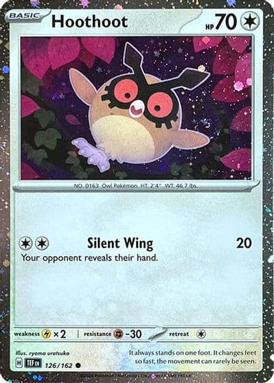 Hoothoot - 126 (Cosmos Holo) Miscellaneous Cards & Products Pokemon card