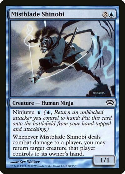 Mistblade Shinobi Planechase 2012 Magic card