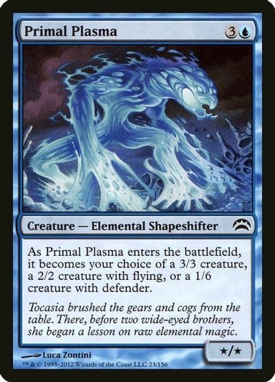 Primal Plasma Planechase 2012 Magic card
