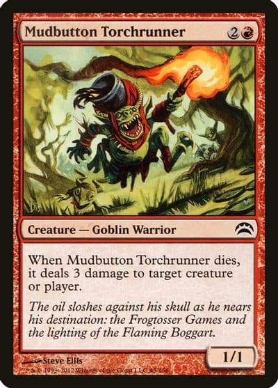Mudbutton Torchrunner Planechase 2012 Magic card