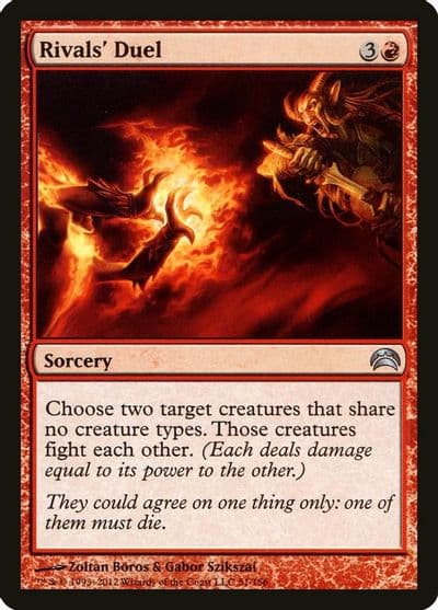 Rivals Duel Planechase 2012 Magic card