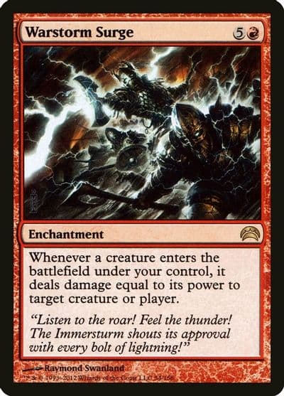 Warstorm Surge Planechase 2012 Magic card