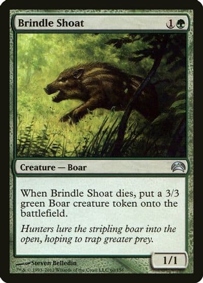 Brindle Shoat Planechase 2012 Magic card