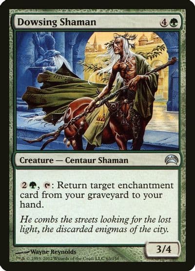 Dowsing Shaman Planechase 2012 Magic card