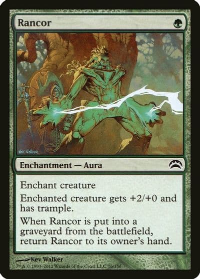 Rancor Planechase 2012 Magic card