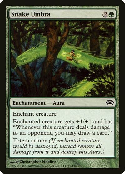 Snake Umbra Planechase 2012 Magic card