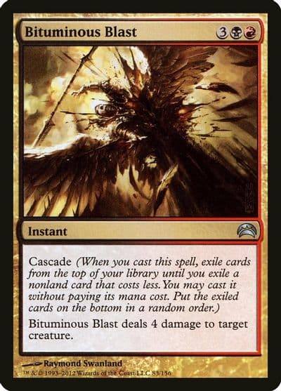 Bituminous Blast Planechase 2012 Magic card