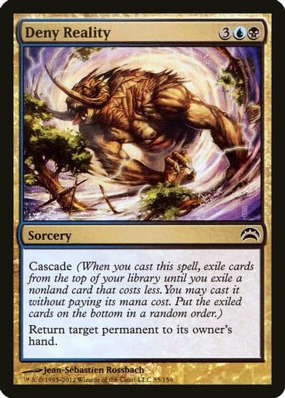 Deny Reality Planechase 2012 Magic card