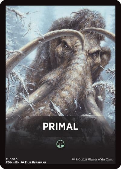 Primal Theme Card Foundations Magic card