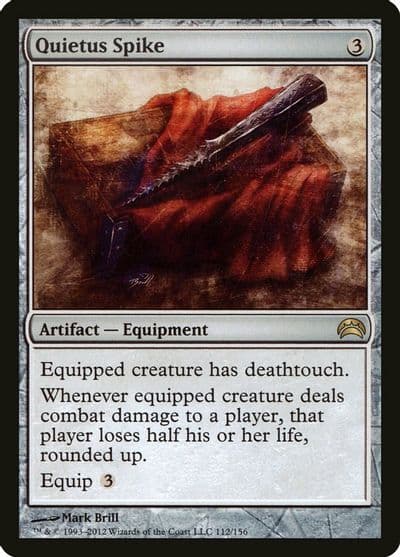 Quietus Spike Planechase 2012 Magic card