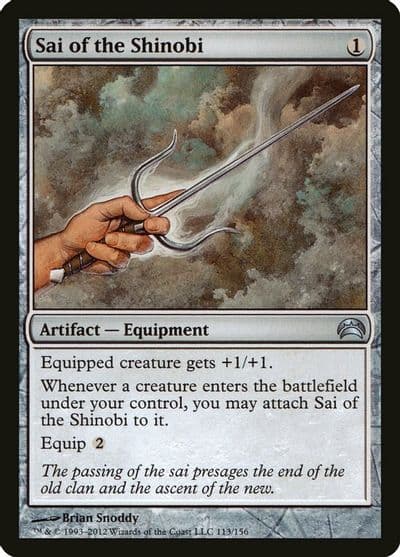 Sai of the Shinobi Planechase 2012 Magic card