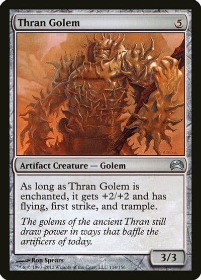 Thran Golem Planechase 2012 Magic card