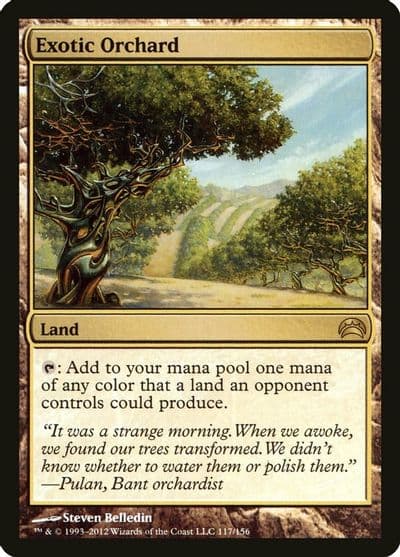 Exotic Orchard Planechase 2012 Magic card
