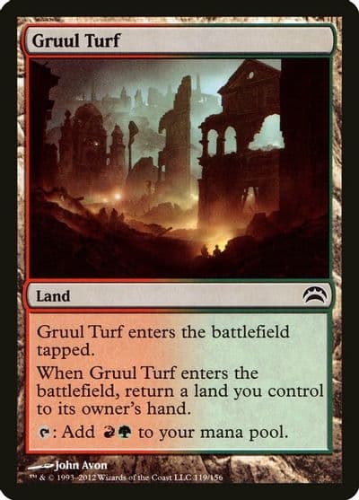 Gruul Turf Planechase 2012 Magic card