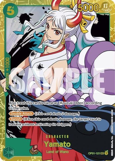Yamato OP01 121 Reprint Premium Booster -The Best- One Piece card