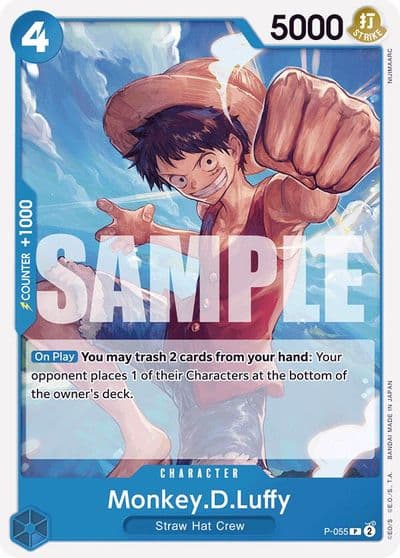MonkeyDLuffy P 055 Reprint Premium Booster -The Best- One Piece card
