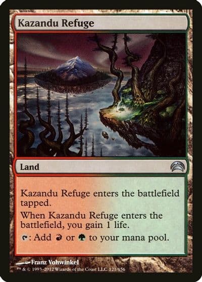 Kazandu Refuge Planechase 2012 Magic card