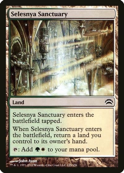 Selesnya Sanctuary Planechase 2012 Magic card