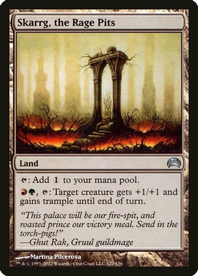 Skarrg the Rage Pits Planechase 2012 Magic card