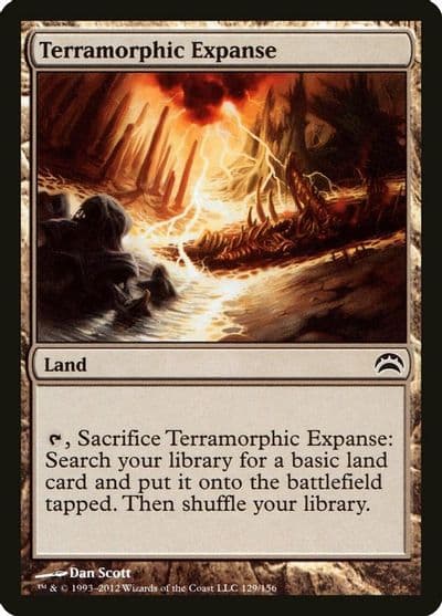 Terramorphic Expanse Planechase 2012 Magic card