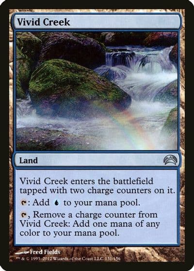 Vivid Creek Planechase 2012 Magic card
