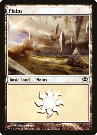 Plains 136 Planechase 2012 Magic card