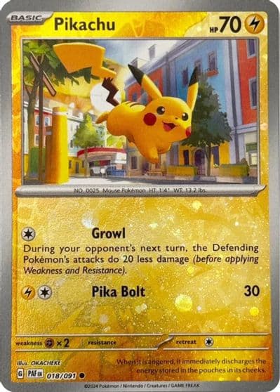 Pikachu (Reverse Cosmos Holo) Miscellaneous Cards & Products Pokemon card
