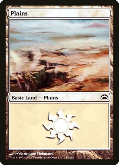 Plains 134 Planechase 2012 Magic card