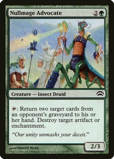 Nullmage Advocate Planechase 2012 Magic card