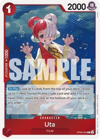 Uta Emperors in the New World One Piece card