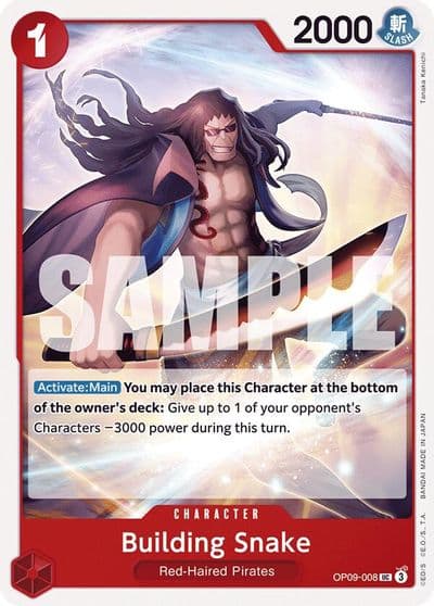 Building Snake Emperors in the New World One Piece card
