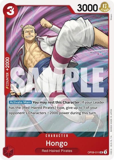 Hongo Emperors in the New World One Piece card