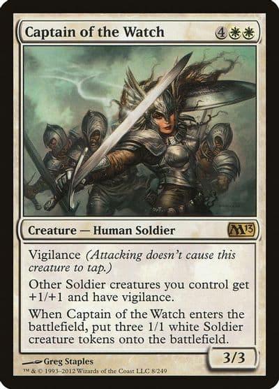 Captain of the Watch Magic 2013 (M13) Magic card