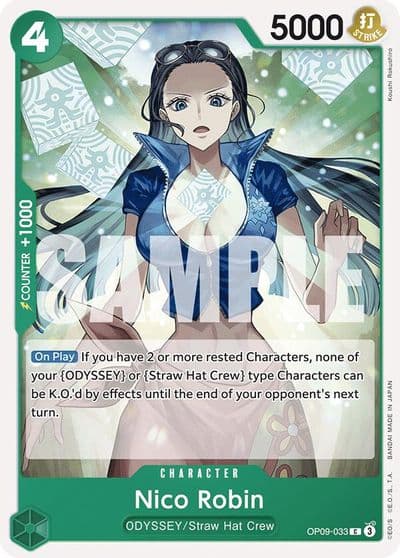Nico Robin 033 Emperors in the New World One Piece card