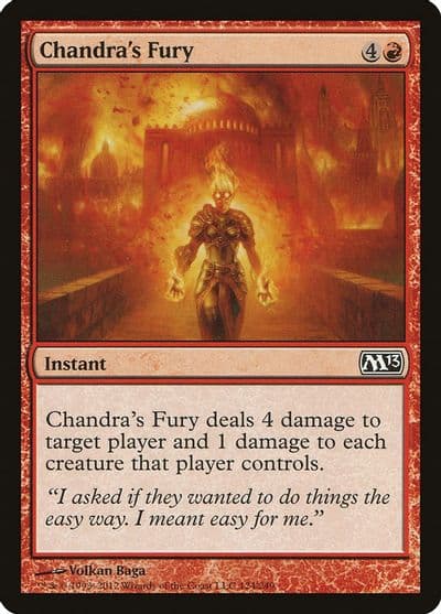 Chandras Fury Magic 2013 (M13) Magic card