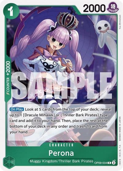 Perona Emperors in the New World One Piece card