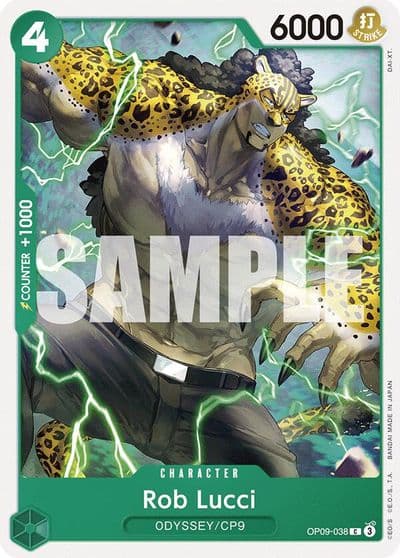 Rob Lucci 038 Emperors in the New World One Piece card