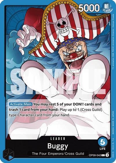 Buggy 042 Emperors in the New World One Piece card
