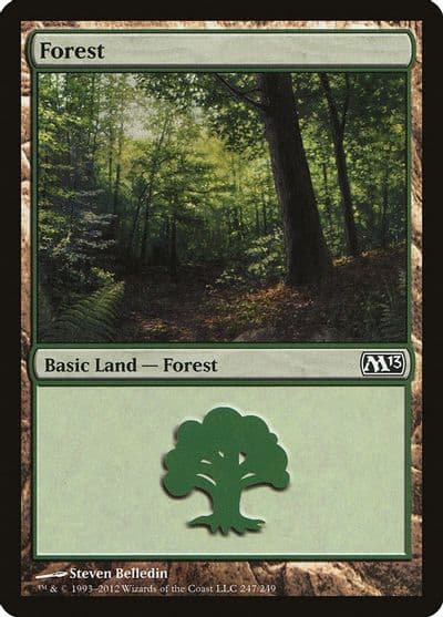 Forest 247 Magic 2013 (M13) Magic card