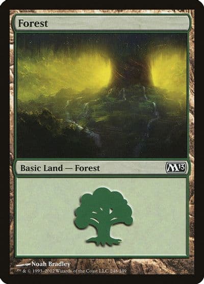Forest 248 Magic 2013 (M13) Magic card