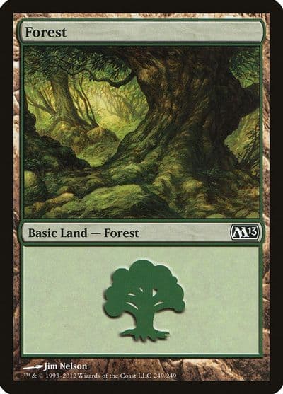Forest 249 Magic 2013 (M13) Magic card