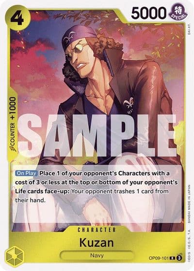 Kuzan Emperors in the New World One Piece card