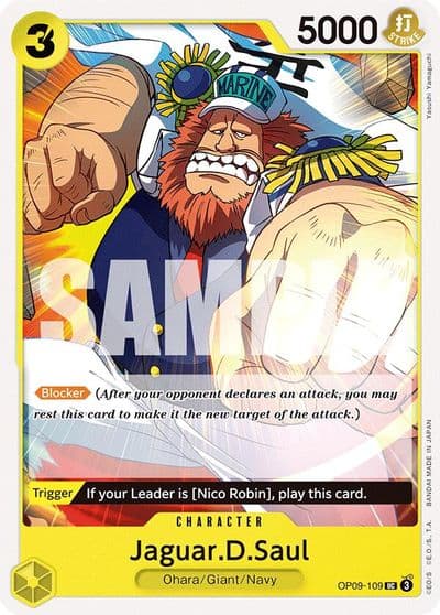 JaguarDSaul Emperors in the New World One Piece card