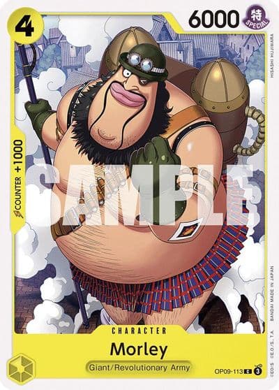 Morley Emperors in the New World One Piece card