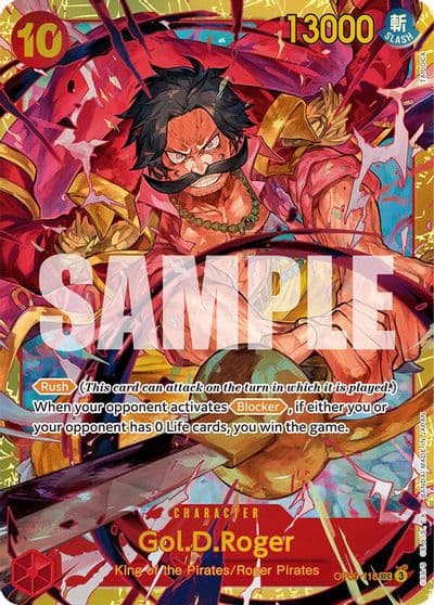 GolDRoger Emperors in the New World One Piece card