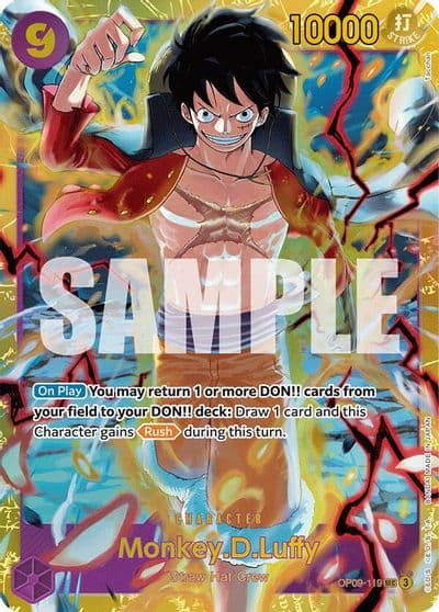 MonkeyDLuffy 119 Emperors in the New World One Piece card