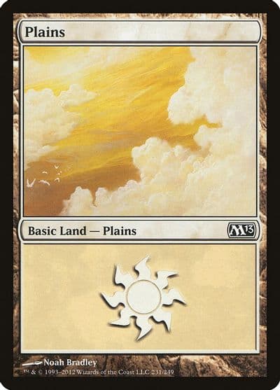 Plains 231 Magic 2013 (M13) Magic card