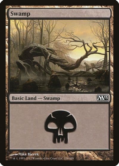 Swamp 238 Magic 2013 (M13) Magic card