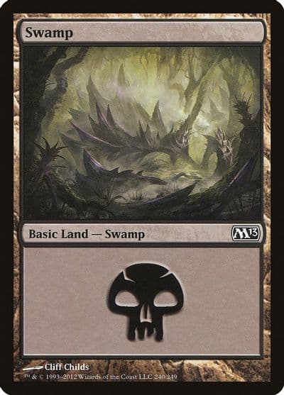 Swamp 240 Magic 2013 (M13) Magic card